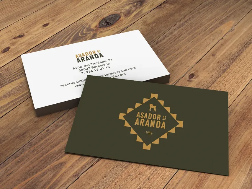 Projecte de branding de Asador de Aranda per Blackstone