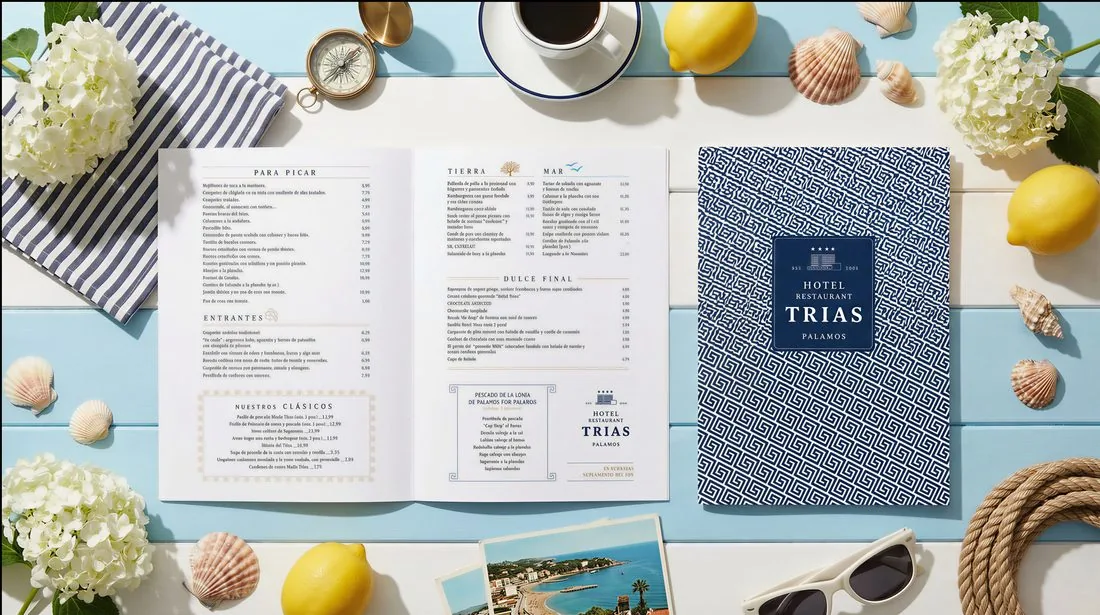 Disseny de carta de restaurant — Blackstone Creative