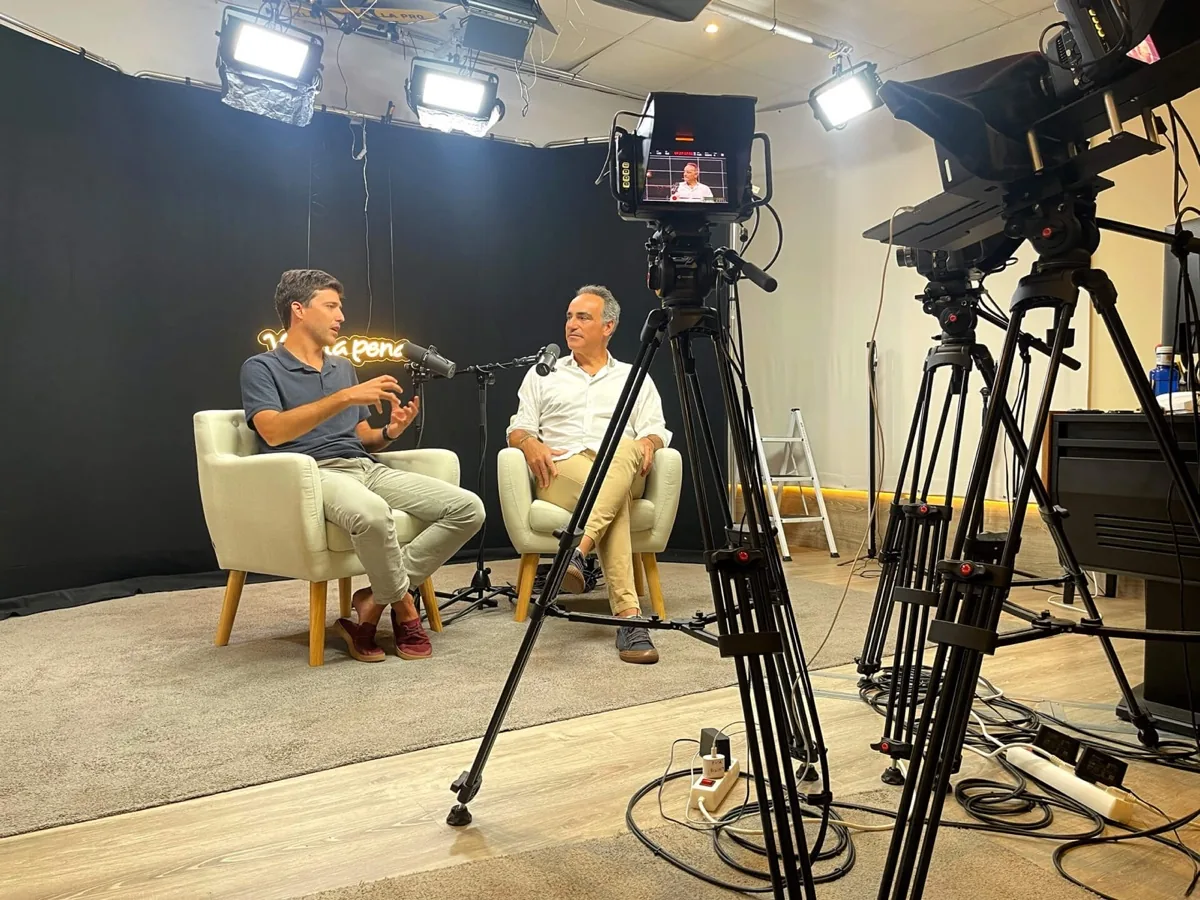 Plató de gravació de podcast de Blackstone