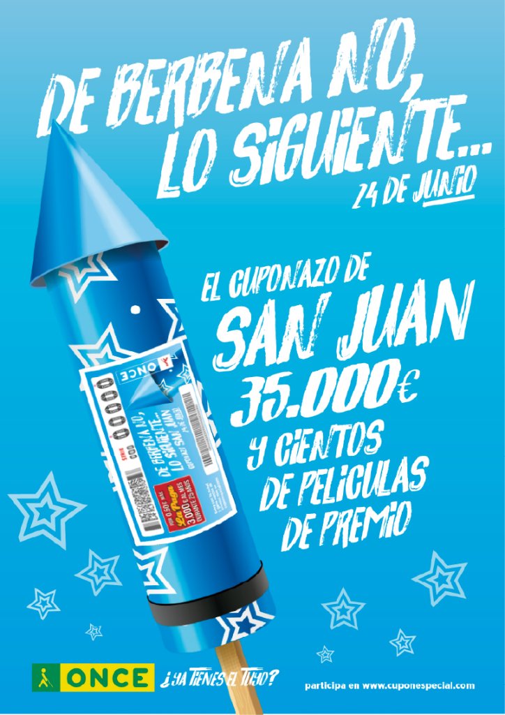Campaña Creativa ONCE por Blackstone Agencia Creativa Barcelona